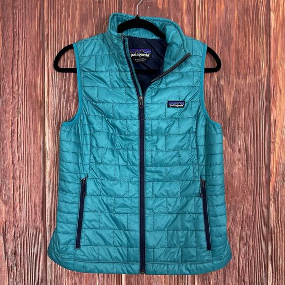 Patagonia Nano Puff Primaloft Women Vest Size Medium M - Picture 2 of 4